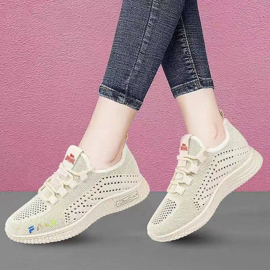 Damen Atmungsaktive Freizeit Sneakers mit flexibler Sohle EB