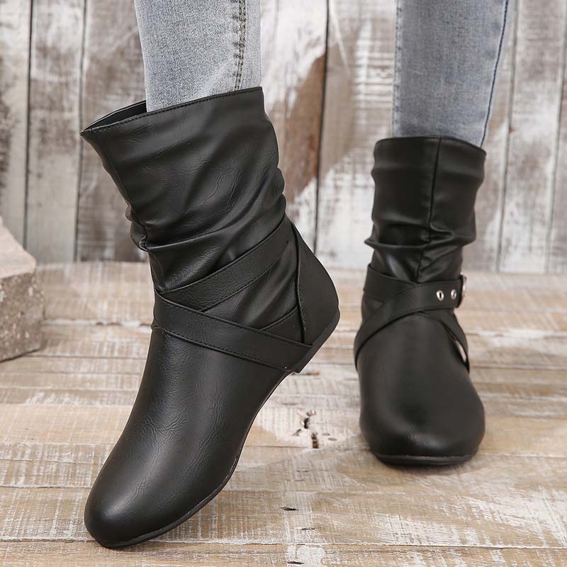 Vintage Flache Stiefel EB