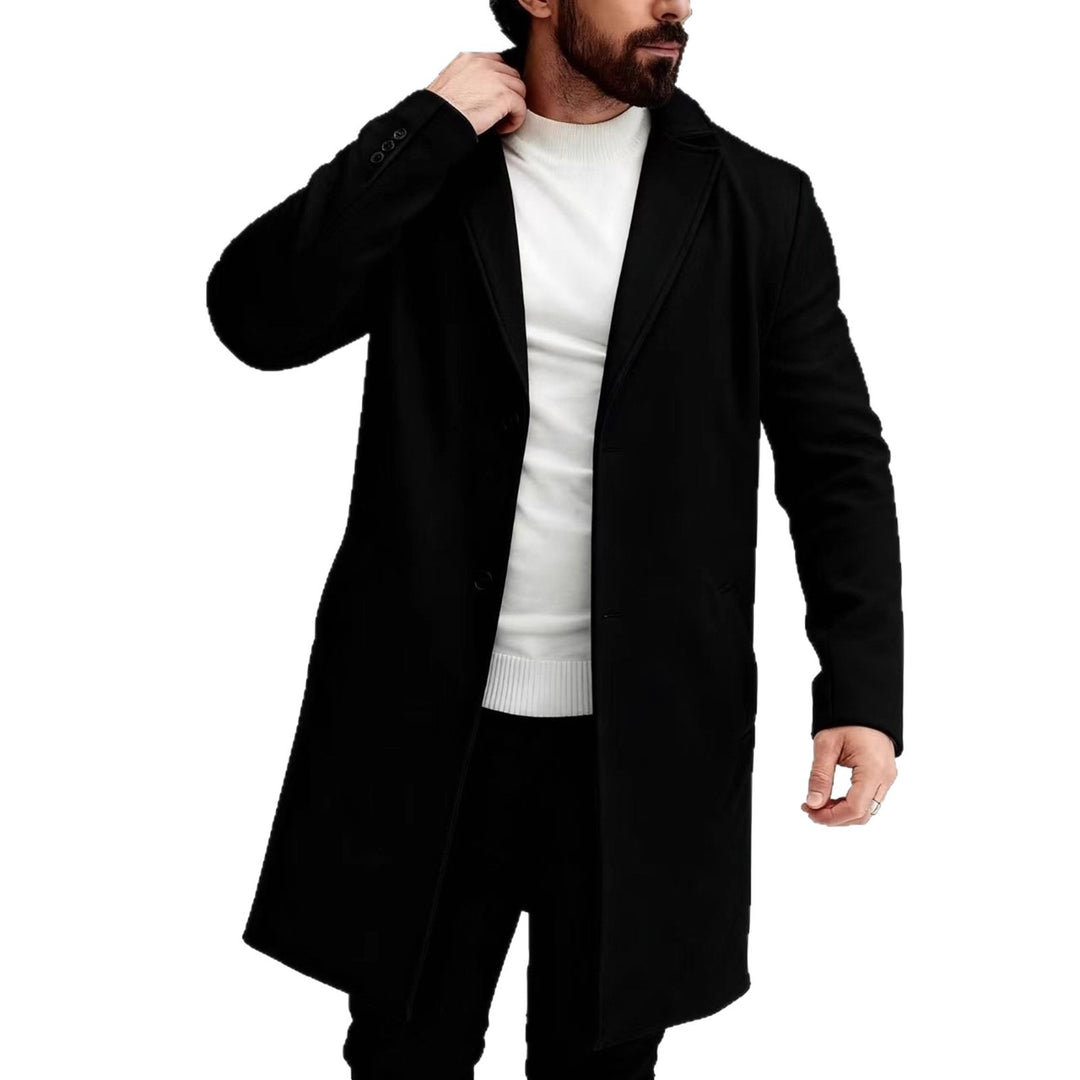 Herren klassischer und eleganter Wintermantel EB