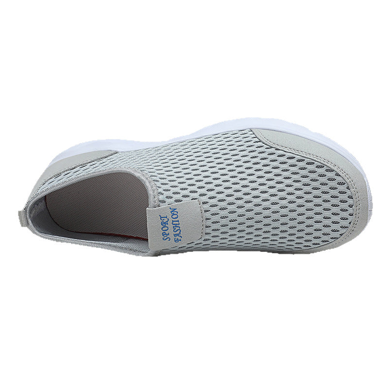 Damen Atmungsaktive Slip-On Sneakers mit innovativer Oberflächenstruktur EB