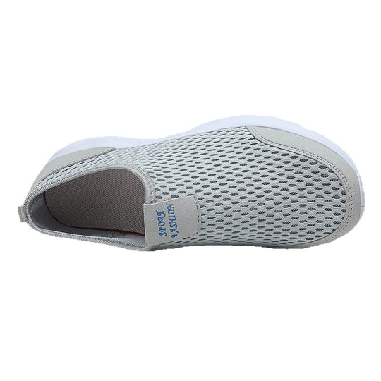 Damen Atmungsaktive Slip-On Sneakers mit innovativer Oberflächenstruktur EB