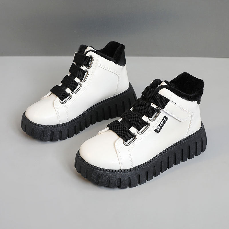 Damen High-Top Sneakers mit gefüttertem Innenbereich und rutschfester Profilsohle EB