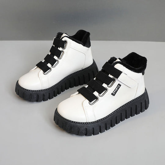 Damen High-Top Sneakers mit gefüttertem Innenbereich und rutschfester Profilsohle EB