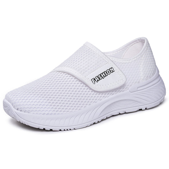 Damen Atmungsaktive Slip-On Sneakers mit elastischem Verschluss EB