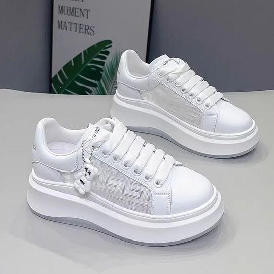 Damen modische Chunky Sneakers mit flexibel dämpfender Sohle und atmungsaktiver Estradakonstruktion EB