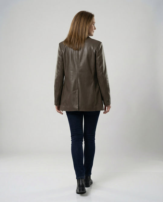 Damen Samt-Maxikleid mit tiefem V-Ausschnitt schmalen Trägern und hohem Beinschlitz EB