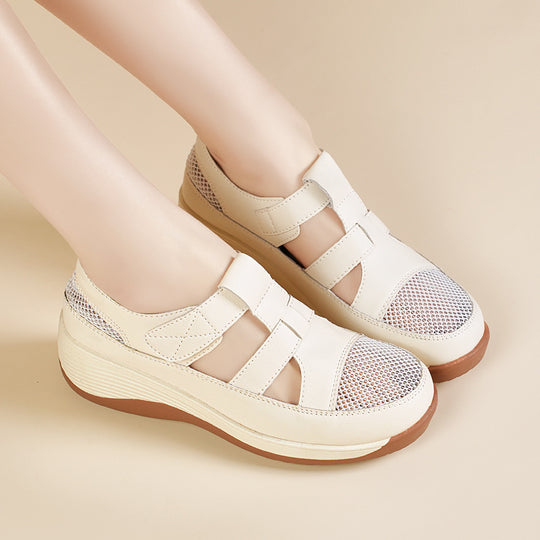 Damen Komfortable Clogs mit atmungsaktiven Netzdetails und ergonomischer Sohle EB