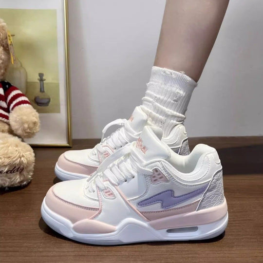 Damen Sportliche Sneakers mit atmungsaktivem Obermaterial und dämpfenden Eigenschaften EB