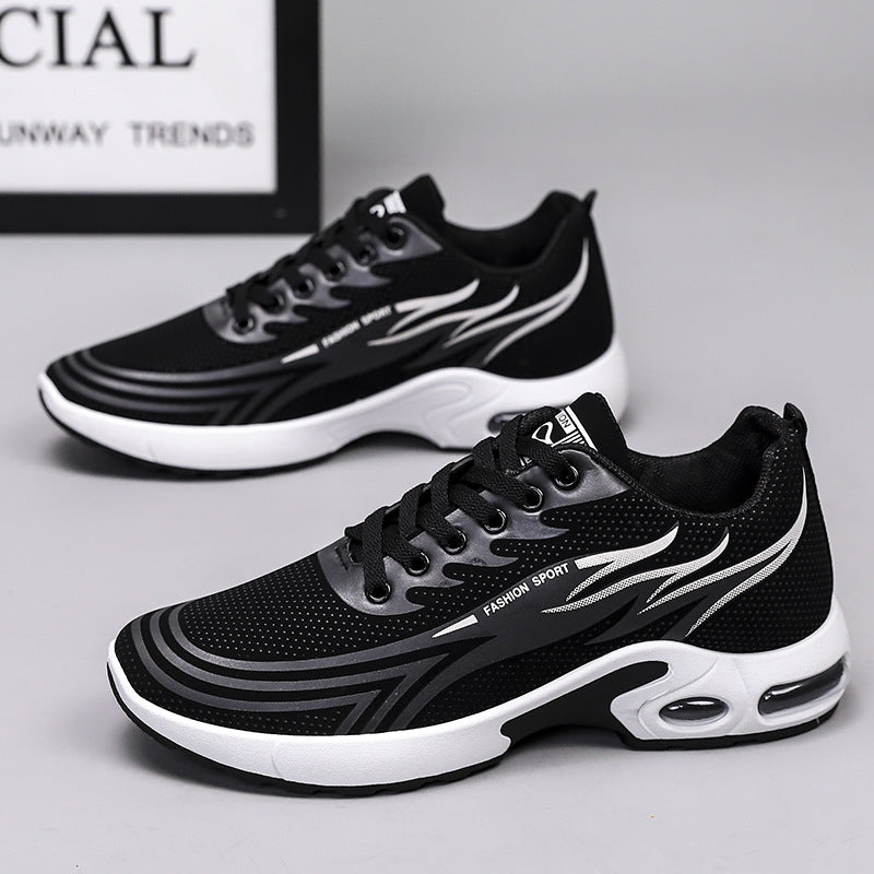 Damen Sportliche Air Cushion Sneakers mit atmungsaktivem Obermaterial EB
