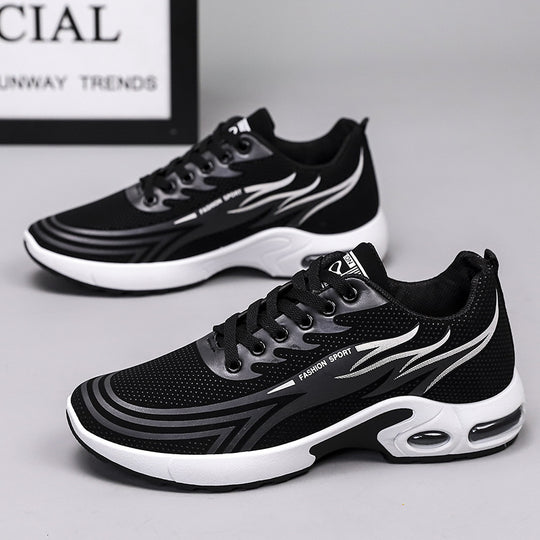 Damen Sportliche Air Cushion Sneakers mit atmungsaktivem Obermaterial EB