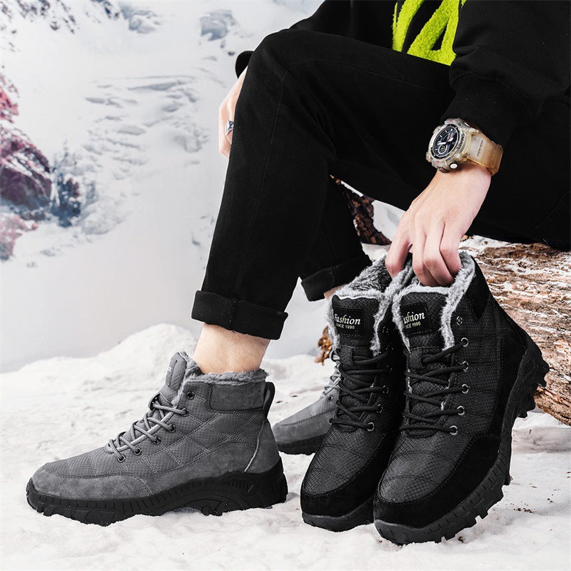 Damen Winterstiefel mit warmem Futter und rutschfester Sohle EB