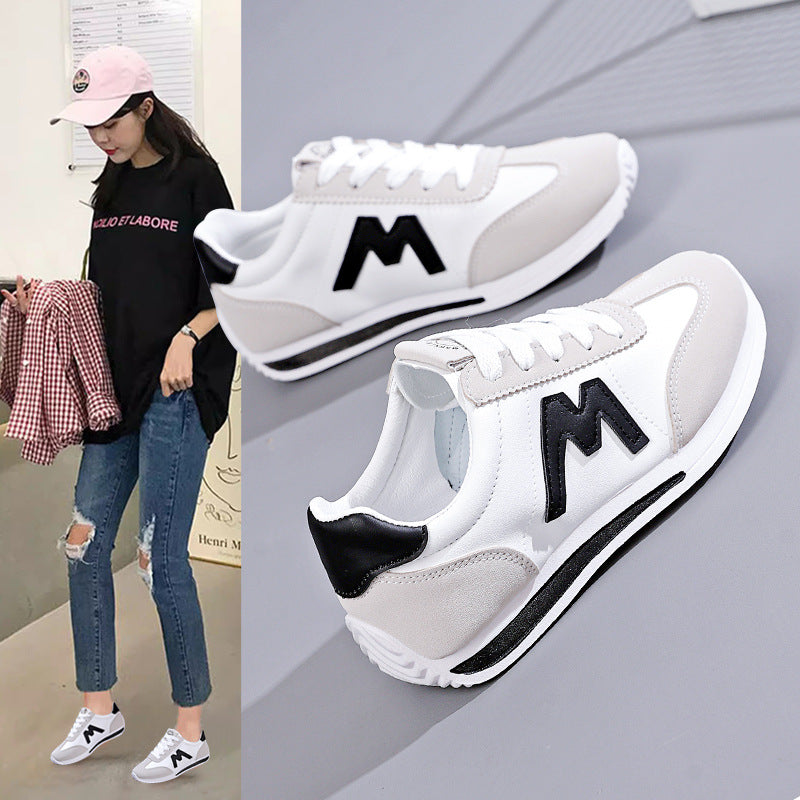 Damen Sneakers im sportlichen Retro-Stil mit atmungsaktivem Obermaterial EB