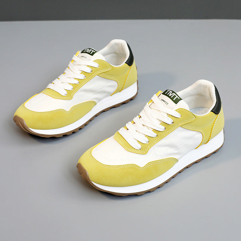 Damen Sportliche Sneakers mit atmungsaktiver Obermaterialstruktur und dämpfender Sohle EB