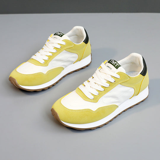 Damen Sportliche Sneakers mit atmungsaktiver Obermaterialstruktur und dämpfender Sohle EB
