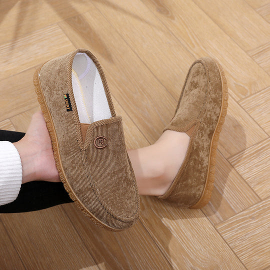 Damen bequeme und stilvolle Hausschuhe mit rutschfester Sohle EB