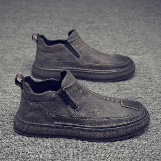 Herren Komfortable und stylische Stiefel mit Reißverschluss EB