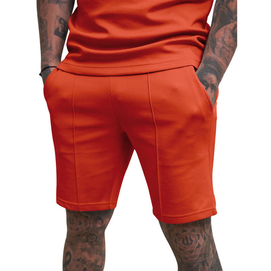Herren sportliche Shorts mit funktionalen Eingrifftaschen und verstellbarem Bund EB
