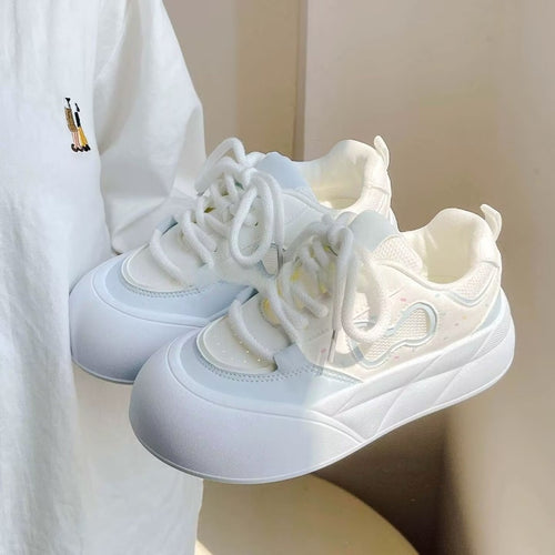 Damen Sportliche Sneakers mit komfortablem Fußbett und atmungsaktivem Obermaterial EB