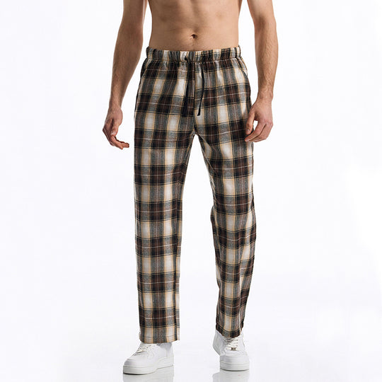 Herren komfortable Karohose EB