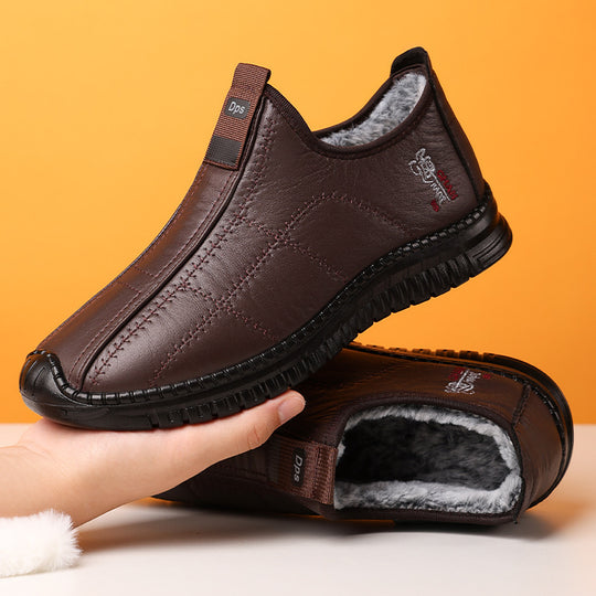 Damen Bequeme Hausschuhe mit samtigem Innenfutter und rutschfester Sohle EB
