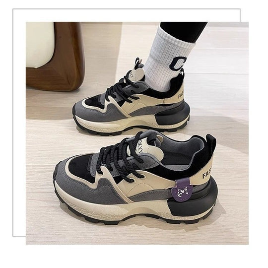 Damen modische Sneakers mit stoßdämpfender Sohle und atmungsaktivem Obermaterial EB