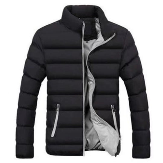 Herren nan gesteppte Thermojacke mit hohem Stehkragen und wasserabweisender Außenhülle EB