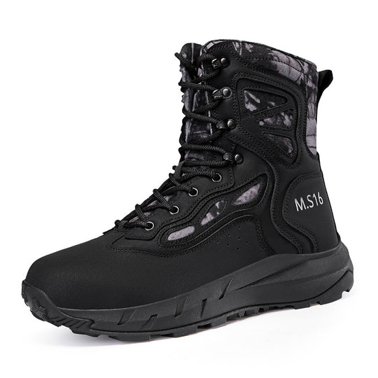 Herren robuster Tactical Stiefel mit verstärktem Knöchelschutz und atmungsaktiver Membran EB