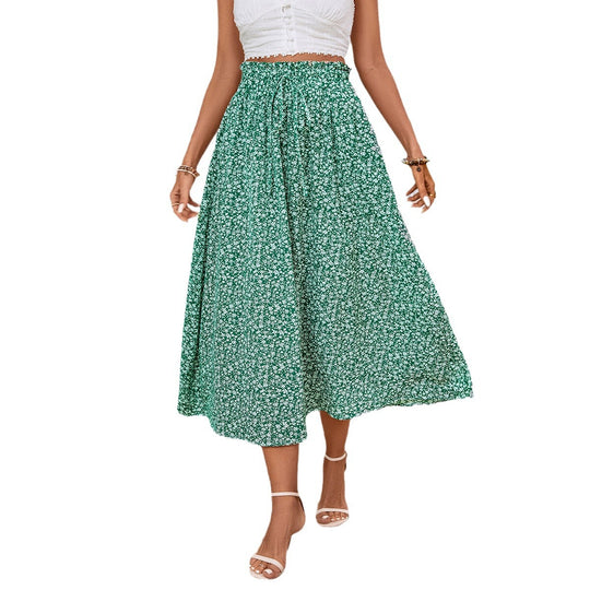 Damen Maxirock mit floralem Muster EB