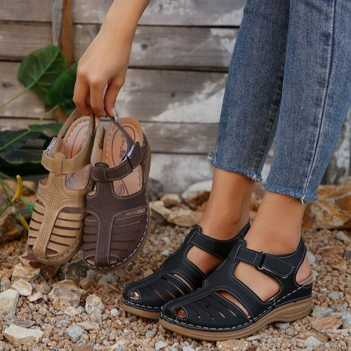 Damen Komfortable Wandersandalen mit ergonomischer Sohle und hochwertiger Oberflächenstruktur EB
