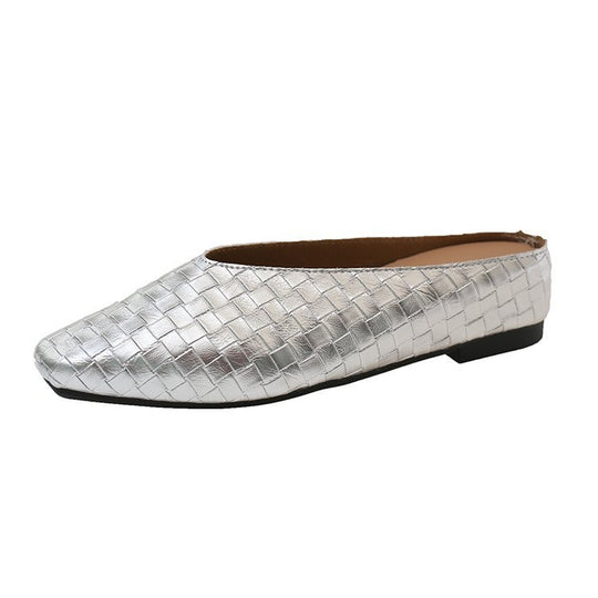 Damen elegante Spangen-Ballerinas mit glänzendem Obermaterial EB