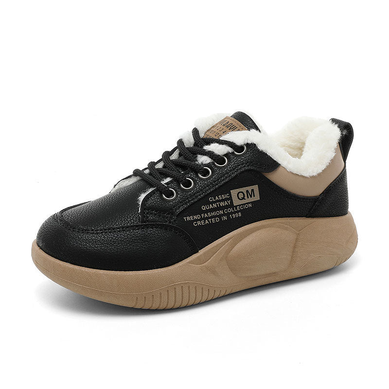 Damen Sportliche Winter Sneakers mit kuscheligem Fleece-Innenfutter EB