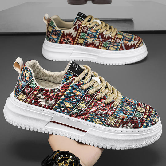 Damen Ethno-Muster Sneakers EB
