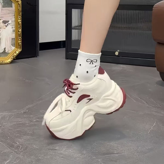 Damen Chunky Sneaker mit innovativem Dämpfungssystem und atmungsaktiver Oberflächenstruktur EB