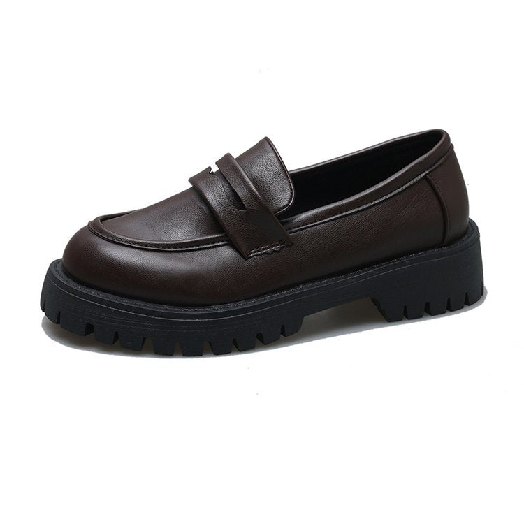Damen Mokassins mit modernem Plateau und rutschfester Sohle EB