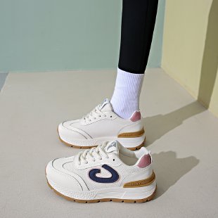 Damen modische Sneakers mit atmungsaktiver Oberfläche und dämpfender Sohle EB