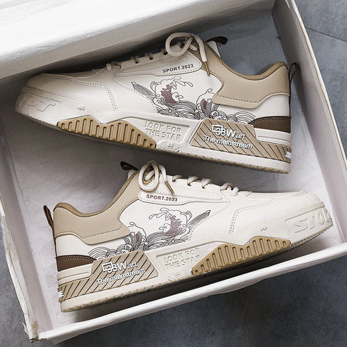 Damen Sportliche Sneakers mit stylischem Design und dämpfender Laufsohle EB