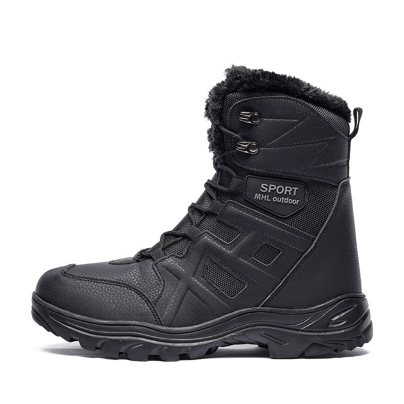 Damen isolierte Winterstiefel mit rutschfester Sohle und wärmendem Innenfutter EB