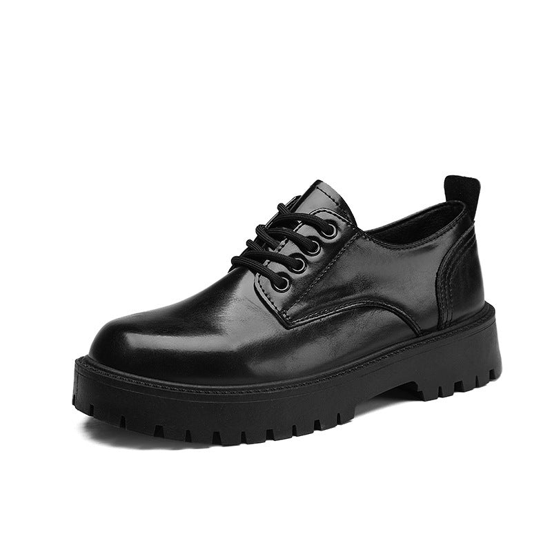 Herren robuste Derby-Schnürschuhe mit dick profilierter Gummilaufsohle und gepolstertem Komfortfußbett EB
