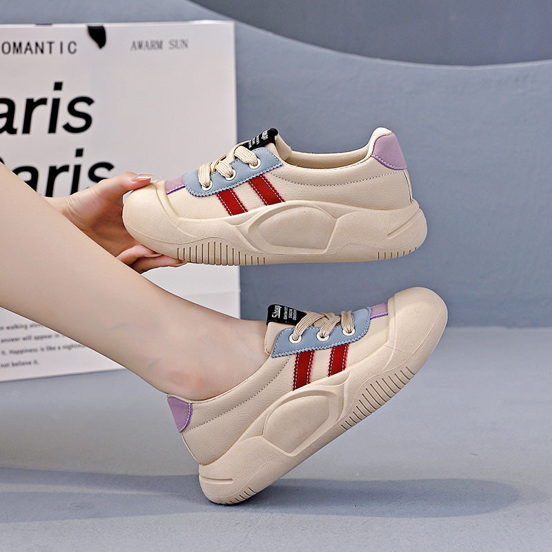 Damen modische Sneakers mit reflektierenden Elementen und gepolsterter Sohle EB