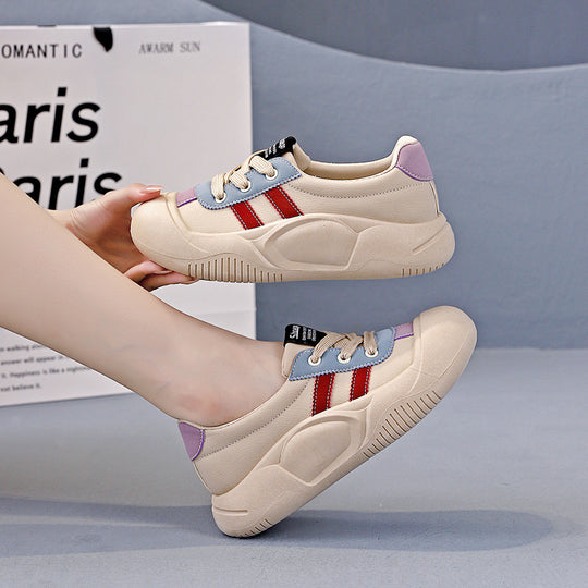 Damen modische Sneakers mit reflektierenden Elementen und gepolsterter Sohle EB