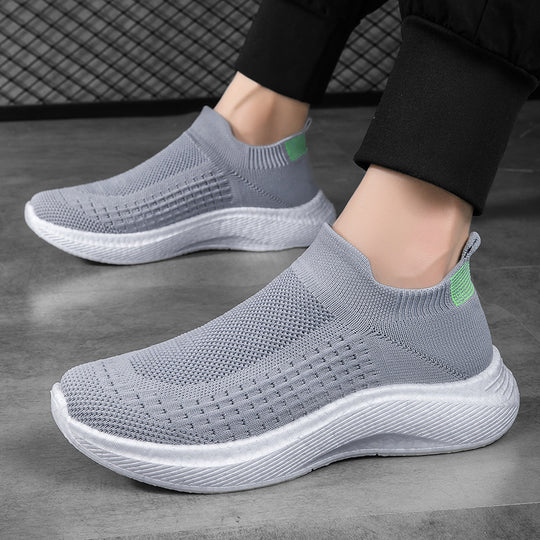 Herren nan nahtloser Strick-Schlupfschuh mit ergonomischer Zwischensohle und Fersenlasche EB
