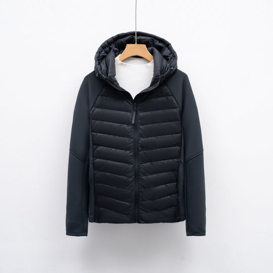 Damen vielseitige Hybridjacke mit Kapuze EB