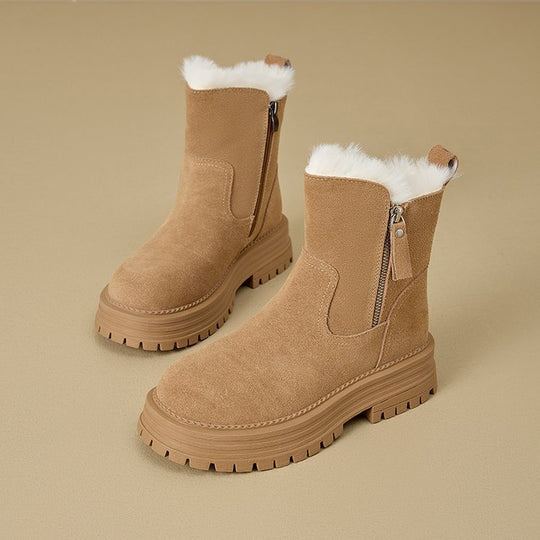 Damen Stiefeletten mit isolierendem Innenfutter und robustem Profilsohle EB