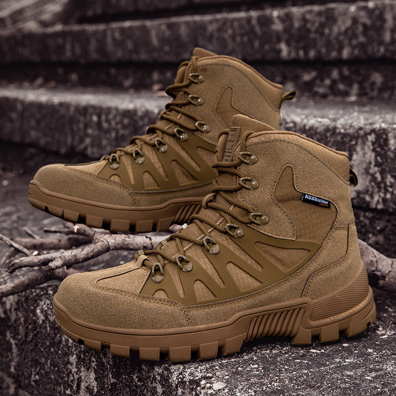 Herren Multifunktionale Trekkingstiefel mit hohem Knöchelschutz und robustem Design EB