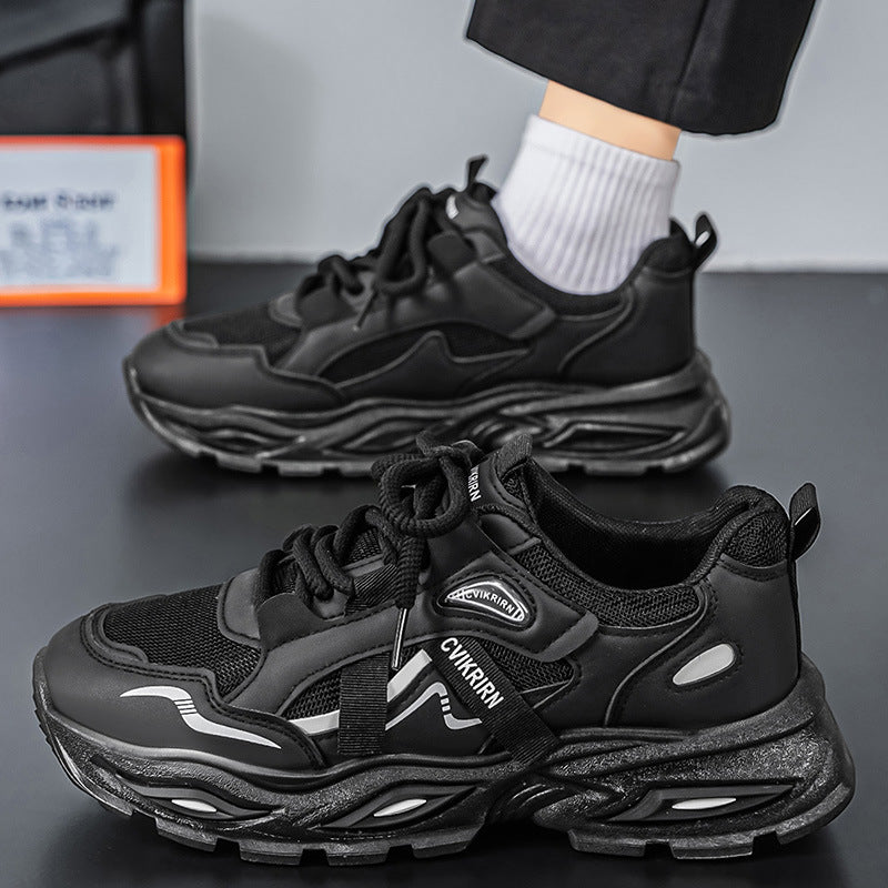 Damen Sportliche Chunky Sneakers mit atmungsaktivem Obermaterial und dämpfender Sohle EB