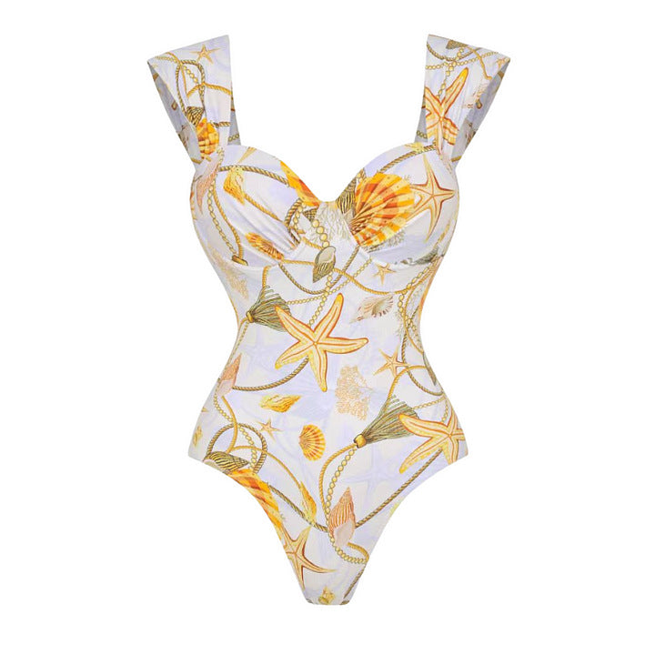 Damen Badeanzug und Maxi-Rock Set EB