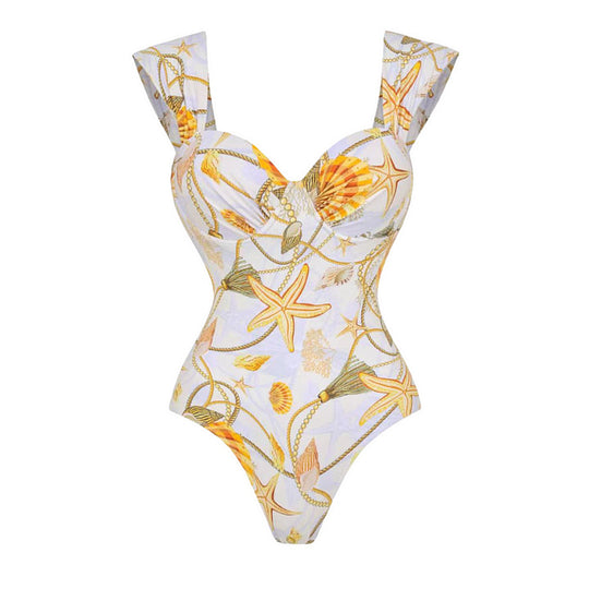 Damen Badeanzug und Maxi-Rock Set EB