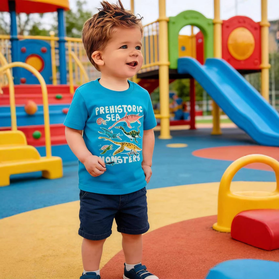 Jungen T-Shirt mit aufregendem Dinosaurier-Motiv EB