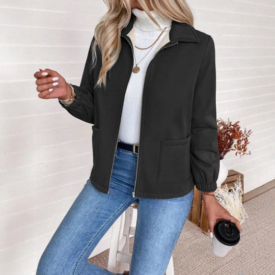 Damen Casual Steppjacke mit hohem Kragen von EB