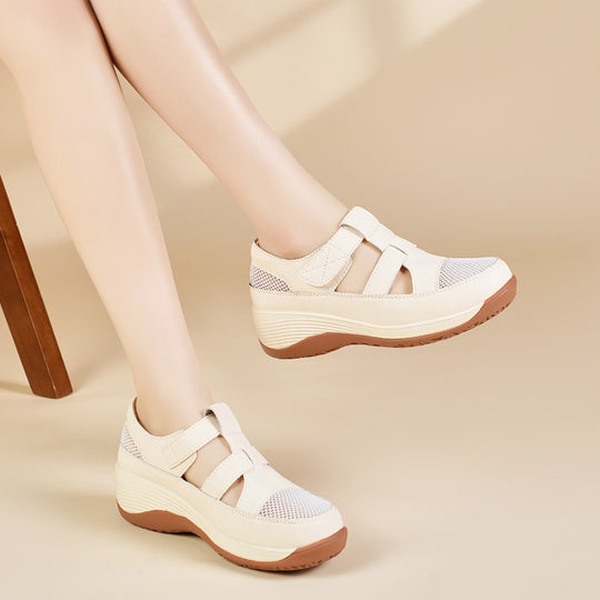 Damen Komfortable Clogs mit atmungsaktiven Netzdetails und ergonomischer Sohle EB
